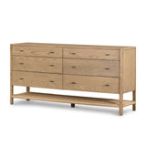 Simple yet refined, the Zuma Dune Ash 6 Drawer Dresser is a danish design-influenced dresser that is made from solid ash, with iron hardware finished in sleek gunmetal. Amethyst Home provides interior design services, furniture, rugs, and lighting in the Monterey metro area.