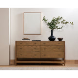 Simple yet refined, the Zuma Dune Ash 6 Drawer Dresser is a danish design-influenced dresser that is made from solid ash, with iron hardware finished in sleek gunmetal. Amethyst Home provides interior design services, furniture, rugs, and lighting in the Portland metro area.