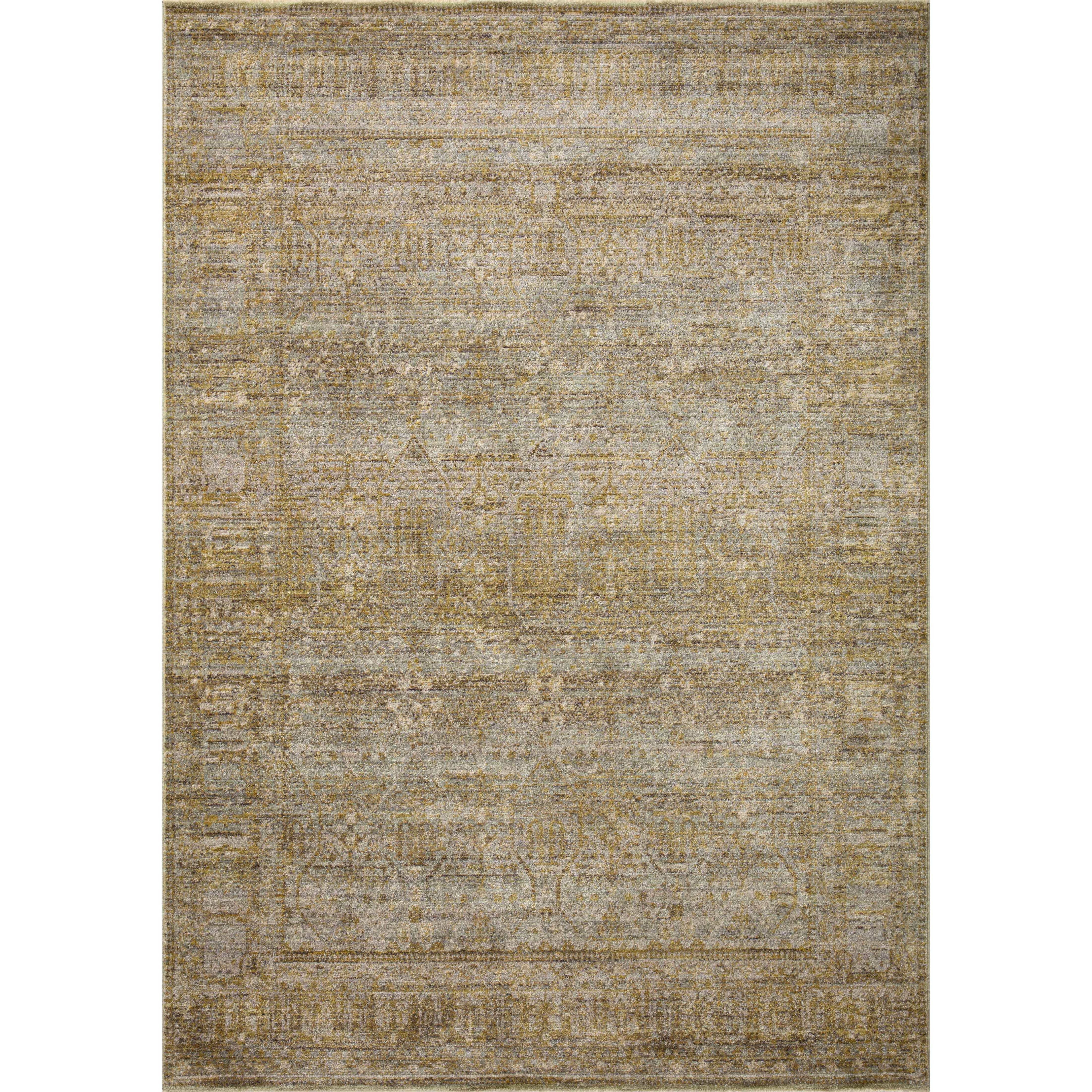 The Bradbury Dove / Gold Rug has small-scale motifs that, combined with the rug’s vibrant and varying colors, create eye-catching dimension in the room. Bradbury echoes the look of traditional rugs but comes alive in fresh, modern palettes that balance energetic bright tones with softer, distressed ones. Amethyst Home provides interior design, new construction, custom furniture, and area rugs in the Charlotte metro area.