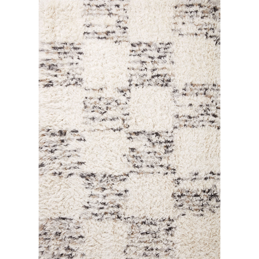 Tapis Angela Rose x Loloi Amira ivoire/granit