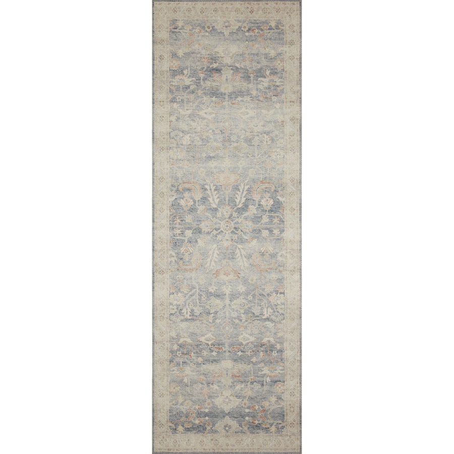 Featuring soft motifs in a carefully curated color palate of blue, yellow, red, and hints of orange, the Hathaway Denim / Multi area rug captures the essence of one-of-a-kind vintage or antique area rug. This rug is ideal for high traffic areas such as living rooms, dining rooms, kitchens, hallways, and entryways.