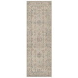 Featuring soft motifs in a carefully curated color palate of beige, ivory, and hints of black, the Hathaway Beige / Multi area rug captures the essence of one-of-a-kind vintage or antique area rug. This rug is ideal for high traffic areas such as living rooms, dining rooms, kitchens, hallways, and entryways.