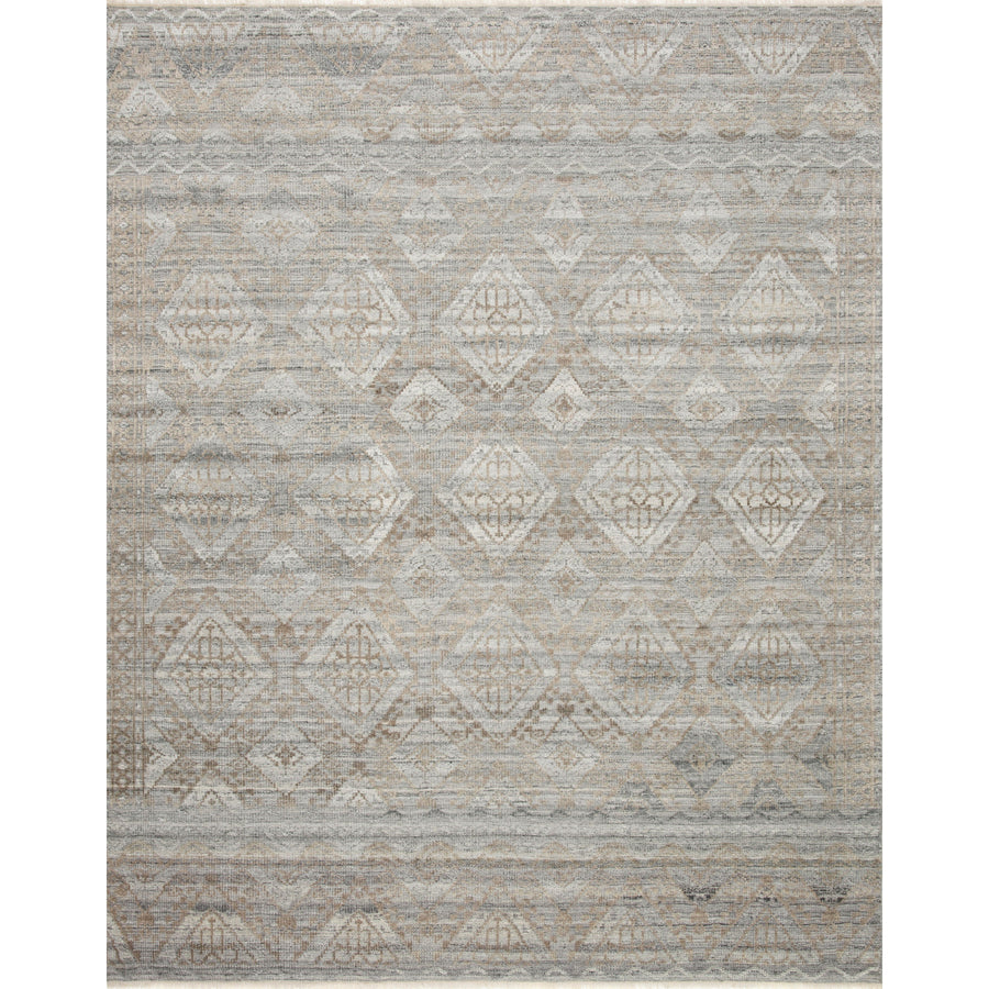 Idris Granite/Sand Hand-Knotted Rug