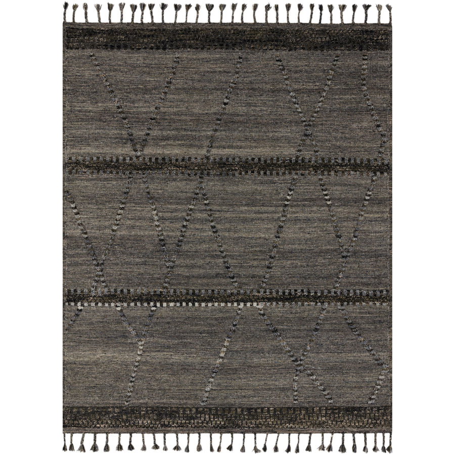 Iman Grey/Multi Hand-Knotted Rug