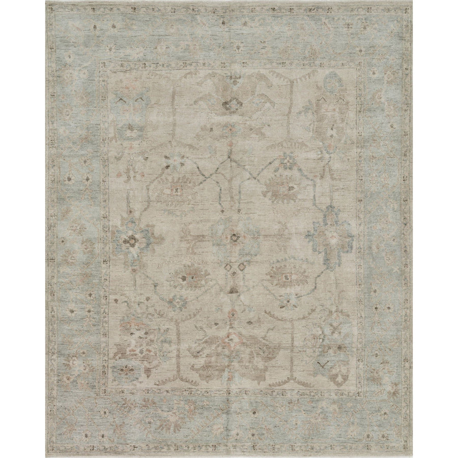 Vincent Stone/Mist Hand-Knotted Rug