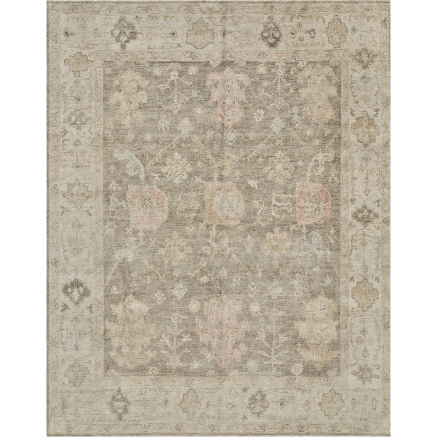 Vincent Moss Gray / Stone Hand-Knotted Rug