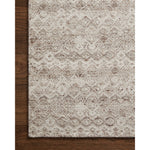 The Raven Dove / Ivory Rug is intricately handwoven with delicate, fine yarns that amplify the rug's layered and dimensional geometric design. While the rug itself is thick and sturdy, the colors and patterns have a casual lightness that can work in many spaces, from busy living rooms to serene bedrooms. Amethyst Home provides interior design, new construction, custom furniture, and area rugs in the Tampa metro area.