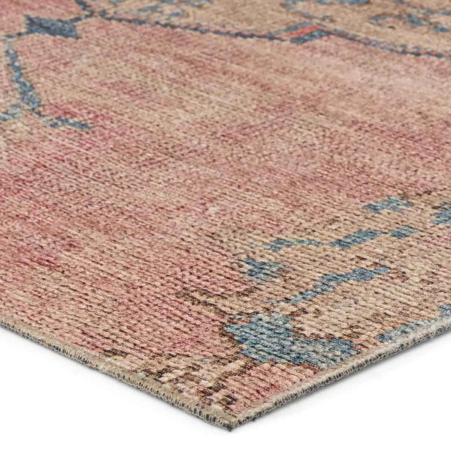 The Canteena Clanton Rug combines the charm of timeless designs with easy-care, livability for any home or lifestyle. The Clanton design delights with floral medallions in hues of pink, blue, tan, and gray. Amethyst Home provides interior design services, furniture, rugs, and lighting in the Miami metro area.