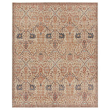The Eden collection pairs fresh, vibrant colors with provincial Persian motifs for the perfect blend of new and time-honored. This hand-knotted wool rug features a hand-sheared quality that lends the design a perfectly vintage and a lovingly worn look. The earthy tones of the Solanine rug provide an inviting and grounding accent to any heavily trafficked and well-lived rooms in the home. Amethyst Home provides interior design, new construction, custom furniture, and area rugs in the Los Angeles metro area.