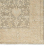 The Eloquent collection emanates traditional elegance, lending a soft and serene look to transitional homes. The Verity area rug features a faded Oushak design in muted beige, light gray, and tan tones. This hand-knotted wool and viscose rug grounds living spaces with a classic, earthy look. Amethyst Home provides interior design, new construction, custom furniture, and area rugs in the Newport Beach metro area.