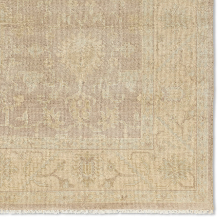 The Eloquent collection emanates traditional elegance, lending a soft and serene look to transitional homes. The Verity area rug features a faded Oushak design in blue, gray, and green tones. This hand-knotted wool and viscose rug grounds living spaces with a classic, earthy look. Amethyst Home provides interior design, new construction, custom furniture, and area rugs in the Portland metro area.