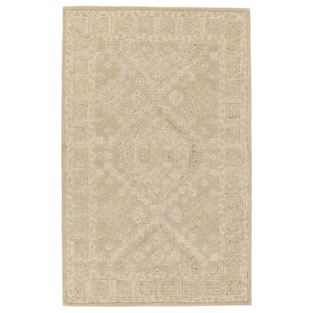 The Farryn Tomoes boasts masterfully hand-tufted designs with stunning detail and versatile colorways. The Tomoe rug features a tribal-inspired center medallion in warm hues of tan and cream. This transitional design is crafted of durable wool and complements a variety of styles, from global to rustic decor. Amethyst Home provides interior design, new home construction design consulting, vintage area rugs, and lighting in the Miami metro area.