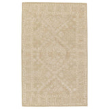 The Farryn Tomoes boasts masterfully hand-tufted designs with stunning detail and versatile colorways. The Tomoe rug features a tribal-inspired center medallion in warm hues of tan and cream. This transitional design is crafted of durable wool and complements a variety of styles, from global to rustic decor. Amethyst Home provides interior design, new home construction design consulting, vintage area rugs, and lighting in the Miami metro area.