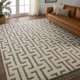 The Keoka Semra Rug boasts a fresh take on classic Afghani hand-knotted textiles. In rich, grounding tones of gray and ivory, the stylish contrast of the rug anchors room with bold yet neutral appeal. Amethyst Home provides interior design services, furniture, rugs, and lighting in the Kansas City metro area.