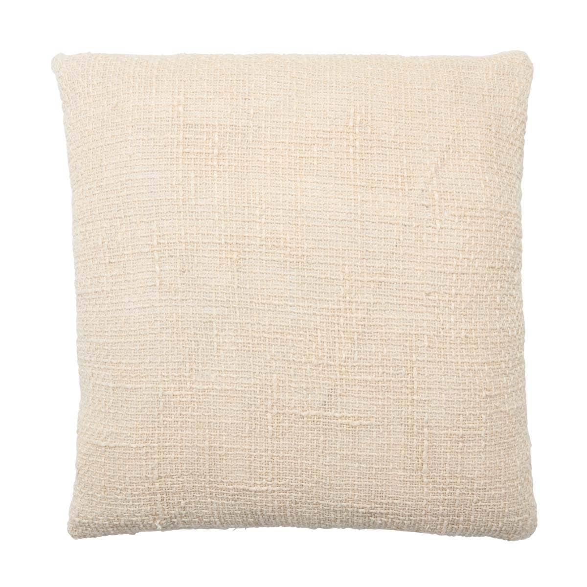 The handwoven Klara pillow Tordis delights with an intricately cross-woven linen design that exudes comfort and homeliness. The immaculate texture provides a rustic draw that thrills in any contemporary home. The Tordis design features a loose weave in a neutral cream hue.Indoor Pillow Amethyst Home provides interior design, new home construction design consulting, vintage area rugs, and lighting in the Alpharetta metro area.