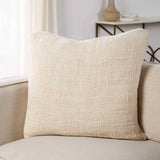 The handwoven Klara pillow Tordis delights with an intricately cross-woven linen design that exudes comfort and homeliness. The immaculate texture provides a rustic draw that thrills in any contemporary home. The Tordis design features a loose weave in a neutral cream hue.Indoor Pillow Amethyst Home provides interior design, new home construction design consulting, vintage area rugs, and lighting in the Omaha metro area.