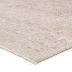Distressed, vintage designs offer an elevated tone for the Lumal Collection. The Tymabe rug features an updated traditional inspired medallion, geometric border, and intricate detailing in tones of tan, cream, and slate. This machine washable rug is stain resistant and easy to clean, perfect for homes with children and pets. Amethyst Home provides interior design, new home construction design consulting, vintage area rugs, and lighting in the Dallas metro area.