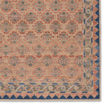 Featuring Mihret Palasan Hand-Knotted Rug by Jaipur Living at Amethyst Home. The handknotted Mihret Palasan gathers inspiration from traditional patterns that offer elegance and a refined, modern colorway. Expertly handcrafted in India with 64 knots per square inch for unparalleled quality, the Palasan design features traditional tile and geometric detail. Amethyst Home provides interior design, new home construction design consulting, vintage area rugs, and lighting in the Los Angeles metro area.