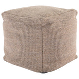 Montauk Pouf brings relaxing, modern Scandinavian vibes to both indoor and outdoor spaces. The cube-shaped Mastic cushion features a durable polypropylene construction, perfect for weather-resistant use. In a rich tan hue, this woven accent ups the comfort levels of stylish patios or sitting room settings. Amethyst Home provides interior design services, furniture, rugs, and lighting in the Omaha metro area.