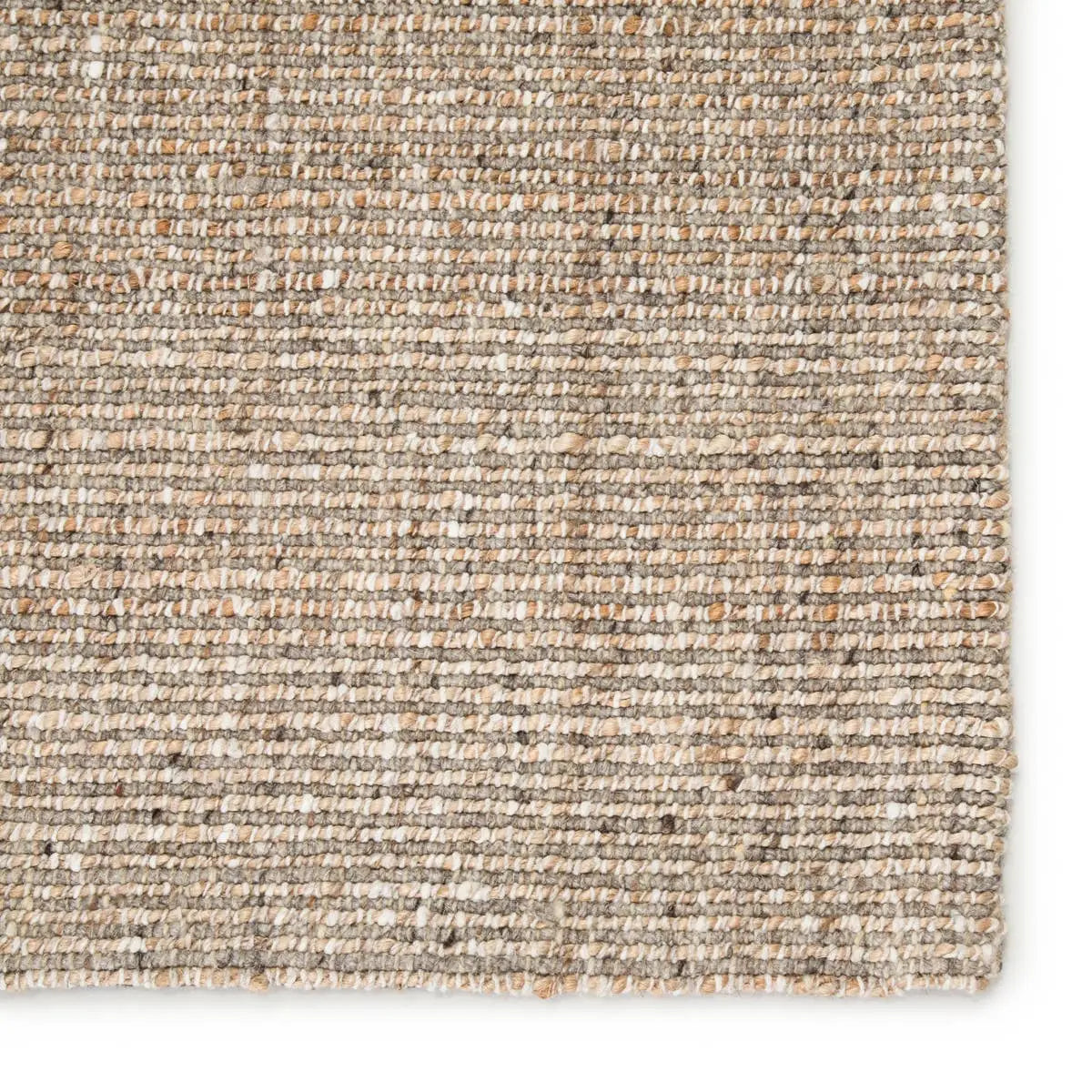 The Monterey Sutton Rug features luxury natural styles with a blend of grass fibers and soft yarns. Handwoven of jute, wool, polyester, and viscose, the sophisticated Sutton area rug boasts a versatile, heathered design. The effortless, clean look of this tan and black rug complements any modern space. Amethyst Home provides interior design services, furniture, rugs, and lighting in the Kansas City metro area.