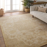 The Onessa collection marries traditional motifs with soft, subdued colorways for the perfect blend of fresh and time-honored style. These hand-knotted wool rugs feature a hand-sheared quality that lends the design a coveted vintage impression. The Danet rug features a distressed, floral pattern in hues of tan, gold, taupe, cream, and hints of green. Amethyst Home provides interior design, new construction, custom furniture, and area rugs in the Austin metro area.