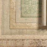 The Onessa collection marries traditional motifs with soft, subdued colorways for the perfect blend of fresh and time-honored style. These hand-knotted wool rugs feature a hand-sheared quality that lends the design a coveted vintage impression. The Nell rug features a heavily distressed, floral pattern in hues of tan, muted slate, and cream. Amethyst Home provides interior design, new construction, custom furniture, and area rugs in the Los Angeles metro area.