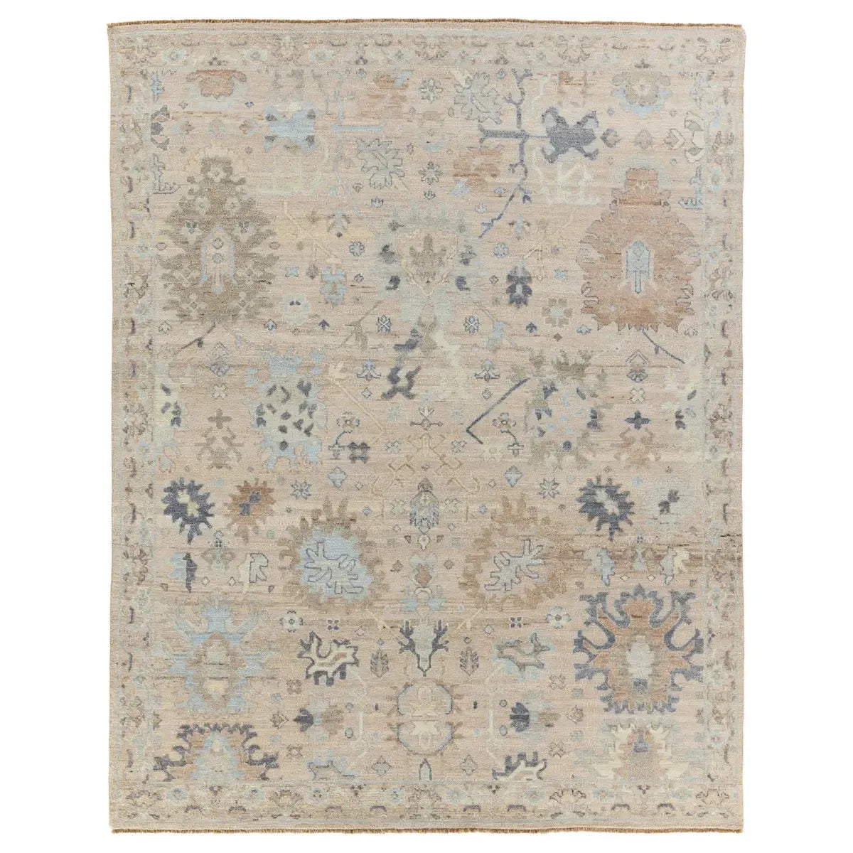 The Orenda collection features heirloom-quality designs of muted and uniquely updated Old World patterns. The Rivera area rug boasts a beautiful Oriental motif with abstract floral details. Amethyst Home provides interior design services, furniture, rugs, and lighting in the Kansas City metro area.