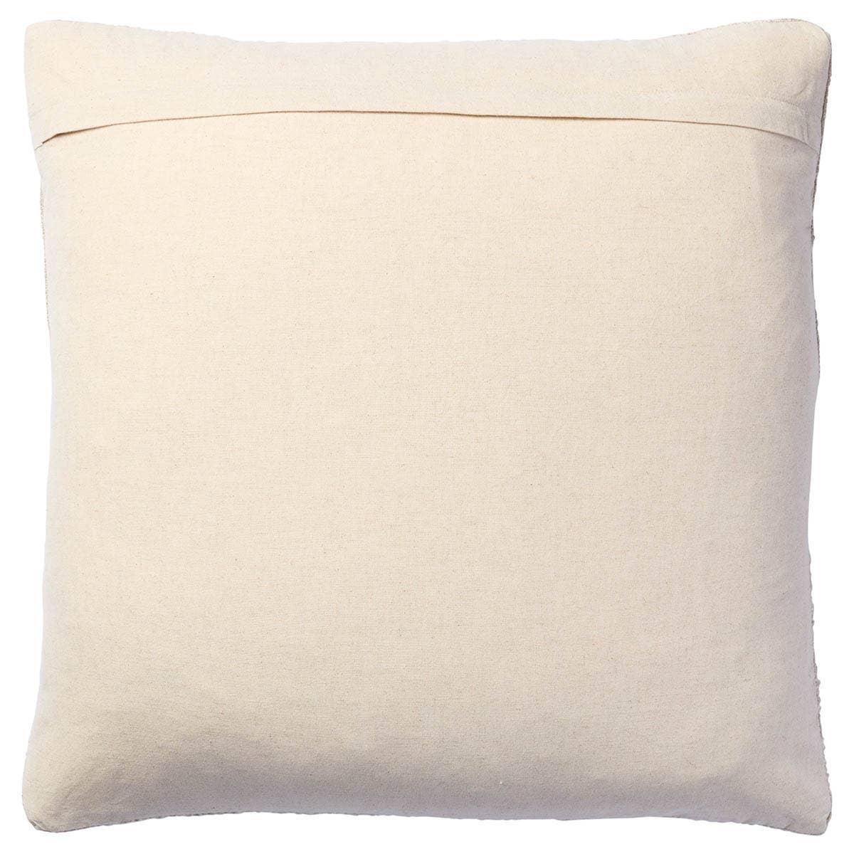 The handcrafted Novia pillow stuns with simple elegance. Full of texture yet soft to the touch, this cream and beige throw pillow suits any indoor space. The cotton, linen and viscose blend adds comfort while maintaining style.Indoor Pillow Amethyst Home provides interior design, new home construction design consulting, vintage area rugs, and lighting in the Park City metro area.