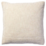 The handcrafted Novia pillow stuns with simple elegance. Full of texture yet soft to the touch, this cream and beige throw pillow suits any indoor space. The cotton, linen and viscose blend adds comfort while maintaining style.Indoor Pillow Amethyst Home provides interior design, new home construction design consulting, vintage area rugs, and lighting in the Scottsdale metro area.