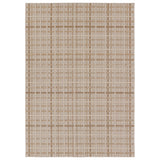 The indoor-outdoor Paradizo collection features durable, weather-resistant fibers that create a flatwoven, natural look. Emanating the colors and tone of grass fibers, the Cecily rug boasts a neutral, grounding palette. The textural grid design paired with the colorway of brown and cream highlight the easily styled nature of this accent piece. Amethyst Home provides interior design, new home construction design consulting, vintage area rugs, and lighting in the Winter Garden metro area.