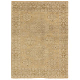 The Rhapsody collection features heirloom-quality designs of stunningly abrashed Old World patterns. The Folklore area rug boasts a beautifully washed medallion motif with a decorative border. The khaki tones are accented with cream and taupe hues for added depth and intrigue. This durable wool handknot anchors living spaces with a fresh take on vintage style. Amethyst Home provides interior design, new construction, custom furniture, and area rugs in the Nashville metro area.