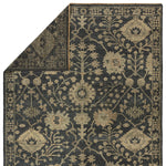 The Rhapsody collection features heirloom-quality designs of stunningly abrashed Old World patterns. The Maeli area rug boasts a beautifully washed Oushak motif with a decorative border. The dark gray tones are accented with khaki, cream, green, and beige hues for added depth and intrigue. This durable wool handknot anchors living spaces with a fresh take on vintage style. Amethyst Home provides interior design, new construction, custom furniture, and area rugs in the Calabasas metro area.
