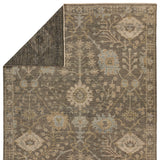The Rhapsody collection features heirloom-quality designs of stunningly abrashed Old World patterns. The Maeli area rug boasts a beautifully washed Oushak motif with a decorative border. The gray tones are accented with cream, black, brown, and green hues for added depth and intrigue. This durable wool handknot anchors living spaces with a fresh take on vintage style. Amethyst Home provides interior design, new construction, custom furniture, and area rugs in the Austin metro area.