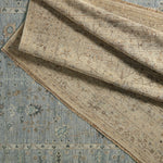The Rhapsody collection features heirloom-quality designs of stunningly abrashed Old World patterns. The Nysa area rug boasts a beautifully washed floral motif with a decorative border. The blue tone is accented with rich green, tan, navy, and cream hues for added depth and intrigue. This durable wool handknot anchors living spaces with a fresh take on vintage style. Amethyst Home provides interior design, new construction, custom furniture, and area rugs in the Boston metro area.