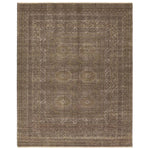 The Rhapsody Kortan features heirloom-quality designs of stunningly abrashed Old World patterns. The Kortan area rug boasts a beautifully distressed mini-medallion motif with a decorative, multi-layered border and geometric detailing. The brown, cream, and tan hues add depth and intrigue. Amethyst Home provides interior design, new home construction design consulting, vintage area rugs, and lighting in the Charlotte metro area.