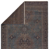 The Rhapsody Jodion features heirloom-quality designs of stunningly abrashed Old World patterns. The Jodion area rug boasts a beautifully distressed dual-medallion motif with a decorative, multi-layered border and geometric detailing. The blue, brown, and gray hues add depth and intrigue. Amethyst Home provides interior design, new home construction design consulting, vintage area rugs, and lighting in the Dallas metro area.