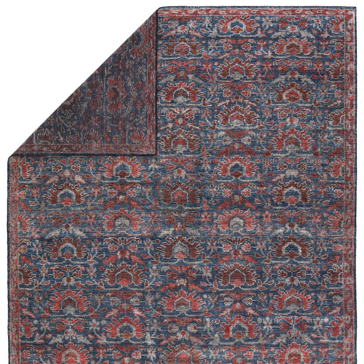The Rhapsody Venetia features heirloom-quality designs of stunningly abrashed Old World patterns. The Venetia area rug showcases a subtly distressed floral medallion motif in rich, vibrant hues of red, blue, blush, and ivory. This durable wool handknot anchors living spaces with a fresh take on vintage style.Hand Knotted Amethyst Home provides interior design, new home construction design consulting, vintage area rugs, and lighting in the Des Moines metro area.