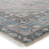 The Salinas Santita is punctuated by both vibrant and neutral hues and combined with intricate details, lending a stunning transitional look to any home. The Santita rug makes a moody statement with grounding hues and a tribal, medallion motifs. This durable, artisan-made rug features geometric accents in a serene gray, blue, and taupe colorway. Amethyst Home provides interior design, new home construction design consulting, vintage area rugs, and lighting in the Monterey metro area.