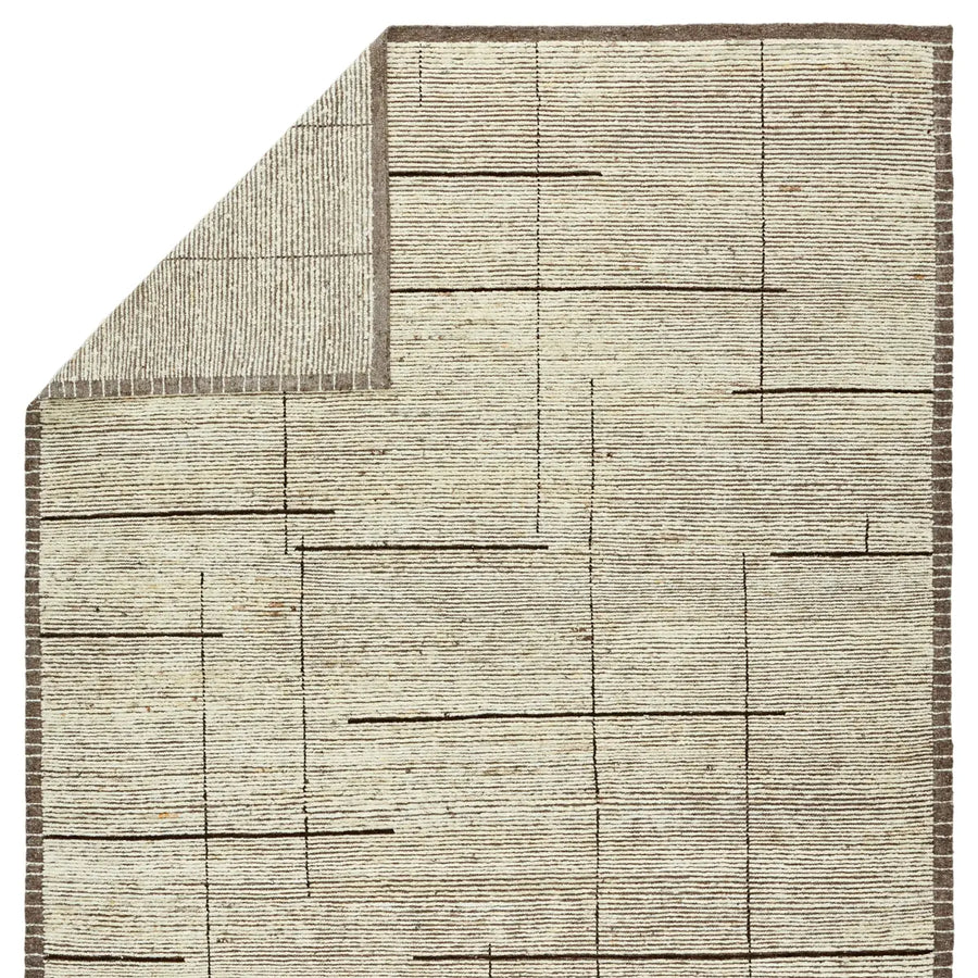 Subtle linear textures and natural colorways define the irresistible quality of the Seora collection. The Dorian area rug features a series of parallel and perpendicular lines for an intriguing dose of modern appeal. Amethyst Home provides interior design services, furniture, rugs, and lighting in the Omaha metro area.