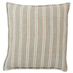 The Tanzy Lucien Pillow boasts an assortment of earthy tones and simple patterns for cozy, inviting looks that complement any style. The reversible Lucien throw pillow features a bold stripe pattern in a contemporary mint, light brown, and cream colorway.  Amethyst Home provides interior design services, furniture, rugs, and lighting in the Omaha metro area.