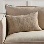 The Tanzy Miriam Pillow boasts an assortment of earthy tones and simple patterns for cozy, inviting looks that complement any style. The reversible Miriam throw pillow features a stripe pattern in a contemporary light brown and cream colorway. Amethyst Home provides interior design services, furniture, rugs, and lighting in the Des Moines metro area.