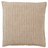 The Tanzy Murdoch Pillow boasts an assortment of earthy tones and simple patterns for cozy, inviting looks that complement any style. The reversible Murdoch throw pillow features a solid heathered and stripe pattern in a contemporary light brown and cream colorway. Amethyst Home provides interior design services, furniture, rugs, and lighting in the Kansas City metro area.