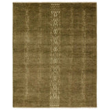 Featuring Tapeten Achala Hand-Knotted Rug by Jaipur Living at Amethyst Home. The hand-knotted Tapeten Achala features globally inspired designs that evoke a balance of tradition and modernity. The Achala pattern stuns with a high-low effect that distinguishes the olive green, geometric, striped pattern. Naturally water- and stain-resistant, the 100% wool p. Amethyst Home provides interior design, new home construction design consulting, vintage area rugs, and lighting in the Alpharetta metro area.