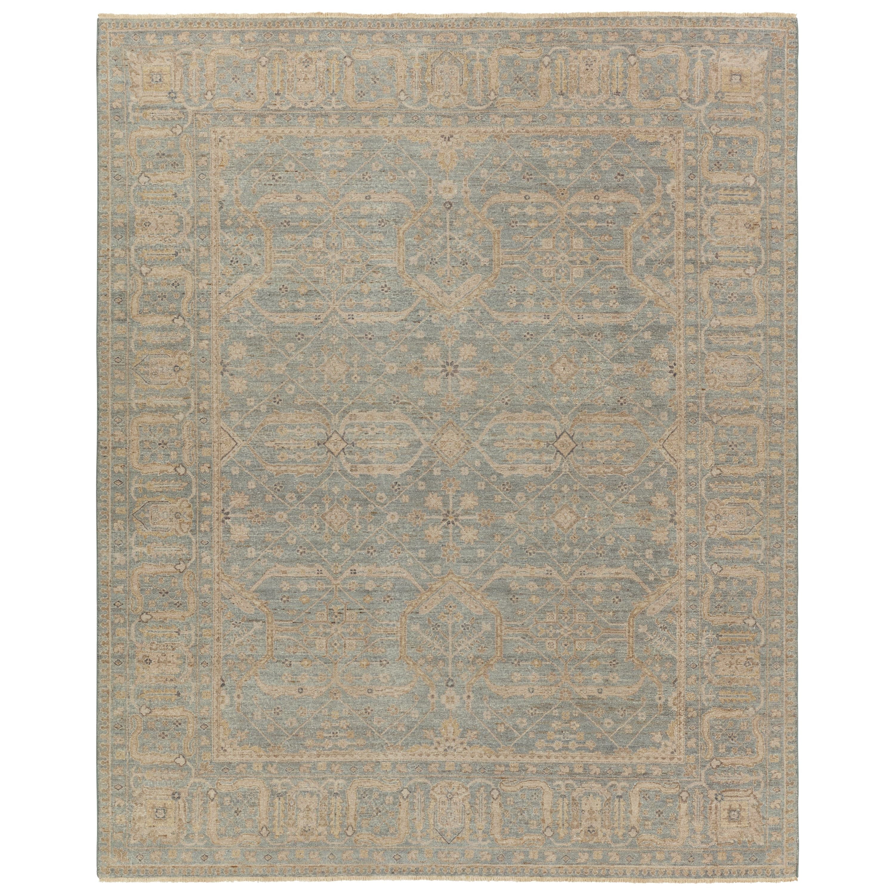 The vintage-inspired Tierzah collection features an antiqued wash and intricate traditional designs. The Maison wool rug boasts a Persian knot construction and tonal gray, tan, muted gold, and gray that grounds any space. This artisan-made rug features fringe trimmed details for a touch of global charm that pair perfectly with the intricate, floral trellis and border pattern. Amethyst Home provides interior design, new construction, custom furniture, and area rugs in the Salt Lake City metro area.