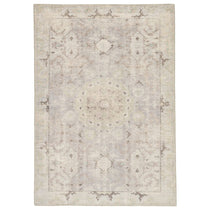 Featuring Kai Smoke/Bungee Cord Hand-Knotted Rug by Jaipur Living at Amethyst Home. When a traditional design motif is modernized and imbued with sophisticated shades of Smoke and Bungee Cord for a gently aged look, the result can only be called vintage chic. Here, Modify from the new Kai Collection is hand-knotted in 100 percent wool for exceptional quality .  Amethyst Home provides interior design, new home construction design consulting, vintage area rugs, and lighting in the Boston metro area.