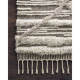 Featuring Khalid Ivory/Taupe Hand-Knotted Rug by Loloi at Amethyst Home. A nod to timeless Moroccan style, the Khalid Collection is hand-knotted in India by skilled artisans. The soft pile features 100% natural, undyed wool, lending slight variations in tones that make each piece it's own. Plus, each rug is finished with a thoughtfully designed fringe.
Han.  Amethyst Home provides interior design, new home construction design consulting, vintage area rugs, and lighting in the Calabasas metro area.
