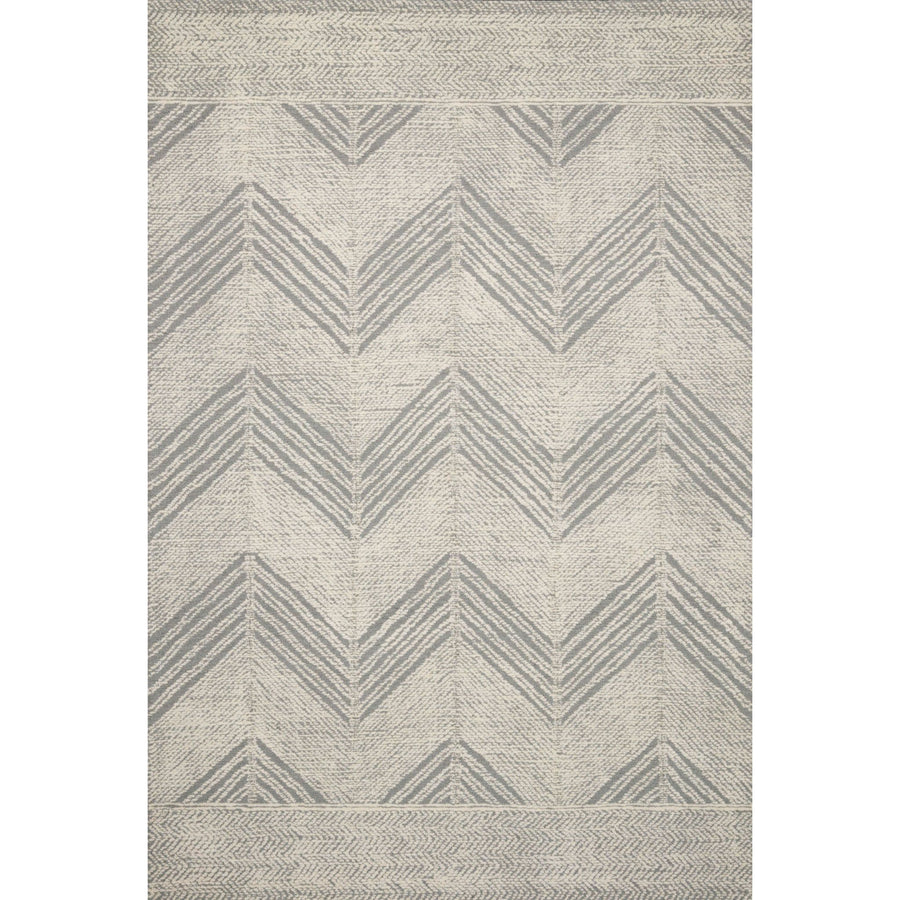Kopa Grey/Ivory Rug - Amethyst Home With stunning and delicate linear patterns, the Kopa Collection provides an energetic and fresh canvas for a low profile, long-lasting 100% wool rug. Each design is hand-tufted by skilled artisans in India. Crafted by Loloi for ED Ellen DeGeneres.