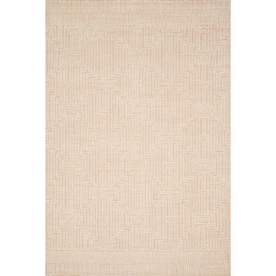 Kopa Blush/Ivory Rug - Amethyst Home With stunning and delicate linear patterns, the Kopa Collection provides an energetic and fresh canvas for a low profile, long-lasting 100% wool rug. Each design is hand-tufted by skilled artisans in India. Crafted by Loloi for ED Ellen DeGeneres.