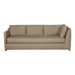 The Kardell Upholstered 2 arm Sectional by Cisco Brothers has clean lines and a modern feek. Get the whole family together for game night or getting your friends together, this is a piece that will be everyone's favorite.   Overall: 90"w x 90"d x 30"h