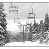 Featuring Snowboard Lifts Art by Leftbank Art at Amethyst Home. We love the peace we feel looking at this Snowboard Lifts Art. This is a gorgeous piece for any snow or snowboard lover to hang in their lodge or living room to be reminded of the joys that come with ski lifts. 
Artist: David Brown Product Type: GicléeFinish: Image Brush GelSize: 60"x 54" .  Amethyst Home provides interior design, new home construction design consulting, vintage area rugs, and lighting in the Newport Beach metro area.